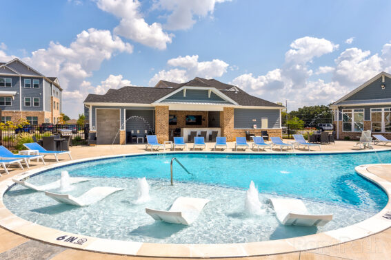 Resort style pool